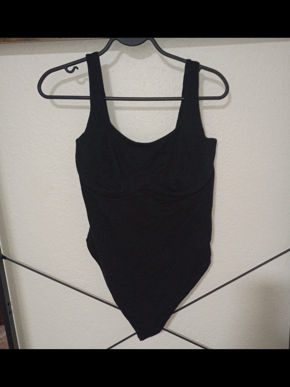 PINK Victoria's Secret Black Tank-Style One-Piece